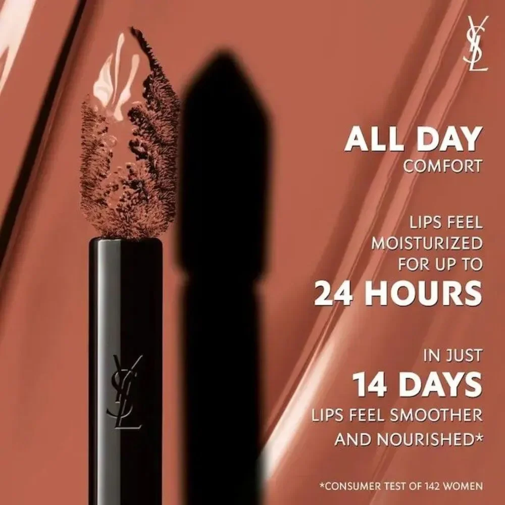 YSL Yves St Laurent Vinyl Cream Lip Stain Nude Champion 610 (0.18oz/5.5ml) NEW